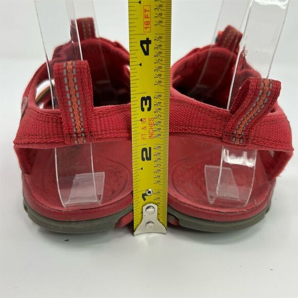 KEEN Women's Clearwater CNX Sandals Bright Pink Size 8 Lightweight Lace Up - Picture 9 of 12
